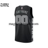 Maglia NBA San Antonio Spurs Personalizzate Jordan 2022-2023 Statement Edition Nero Swingman - Bambino